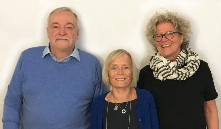 Von links nach rechts: Dr. Jens Ebert, Dr. Susanne zur Nieden, Dipl. Ing. Meggi Pieschel