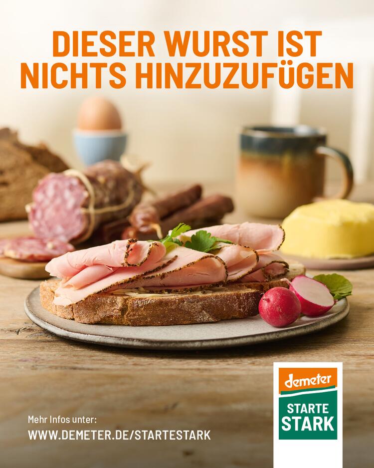 Produktgruppe Wurst und Fleisch Kampagne „Starte stark“
