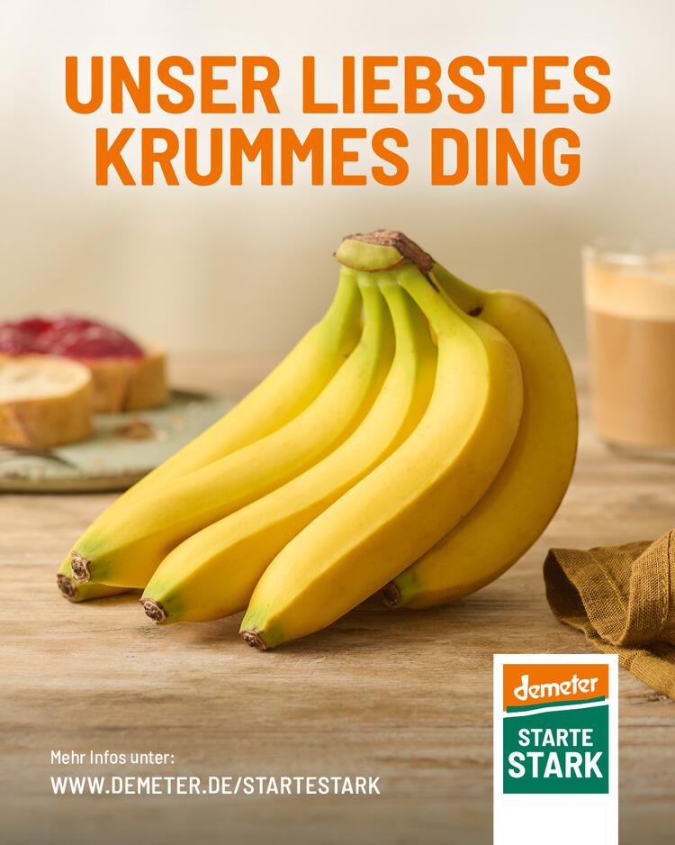 Produktgruppe Banane Kampagne „Starte stark“