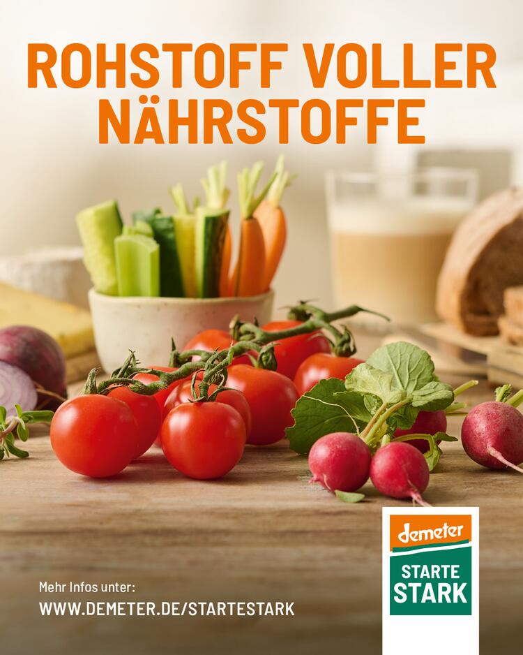 Produktgruppe Gemüse Kampagne „Starte stark“
