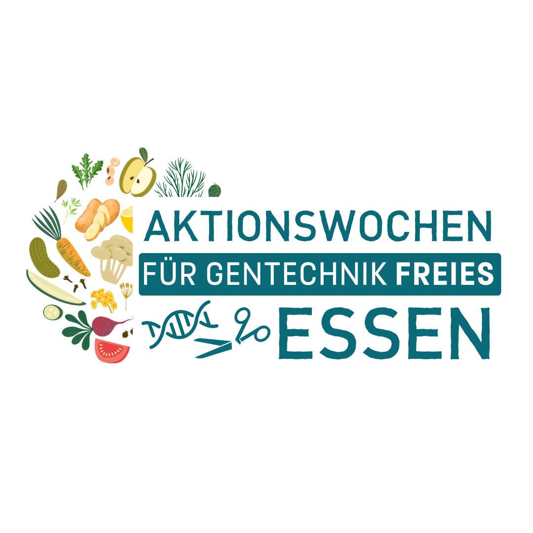 Logo Aktionswoche für gentechnikfreies Essen