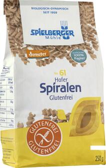 Spiralnudeln aus Hafer