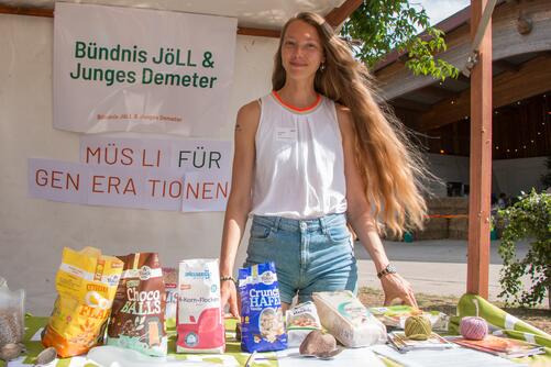Stand des Bündnis JöLL & Junges Demeter
