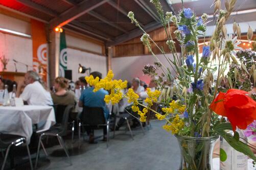 Blumenschmuck in Halle