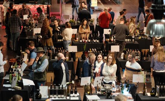 Messebesucher Biodynamic Wine Fair