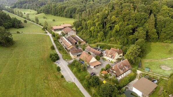 Talhof von oben
