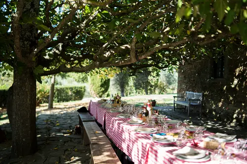 Gedeckter Tisch