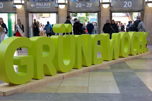Schriftzug Grüne Woche