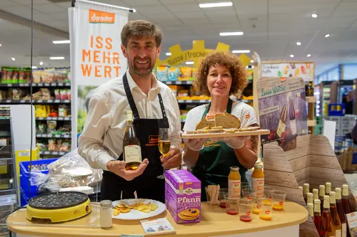 Verkostungsstand im Edeka Markt